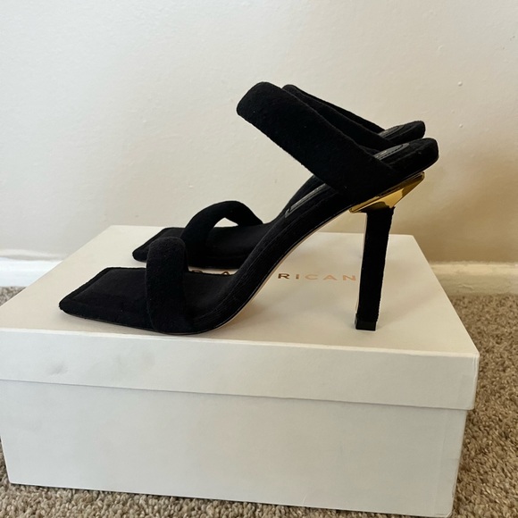 NIB GOOD AMERICAN TERRY SLIP ON SANDALS - Picture 9 of 11